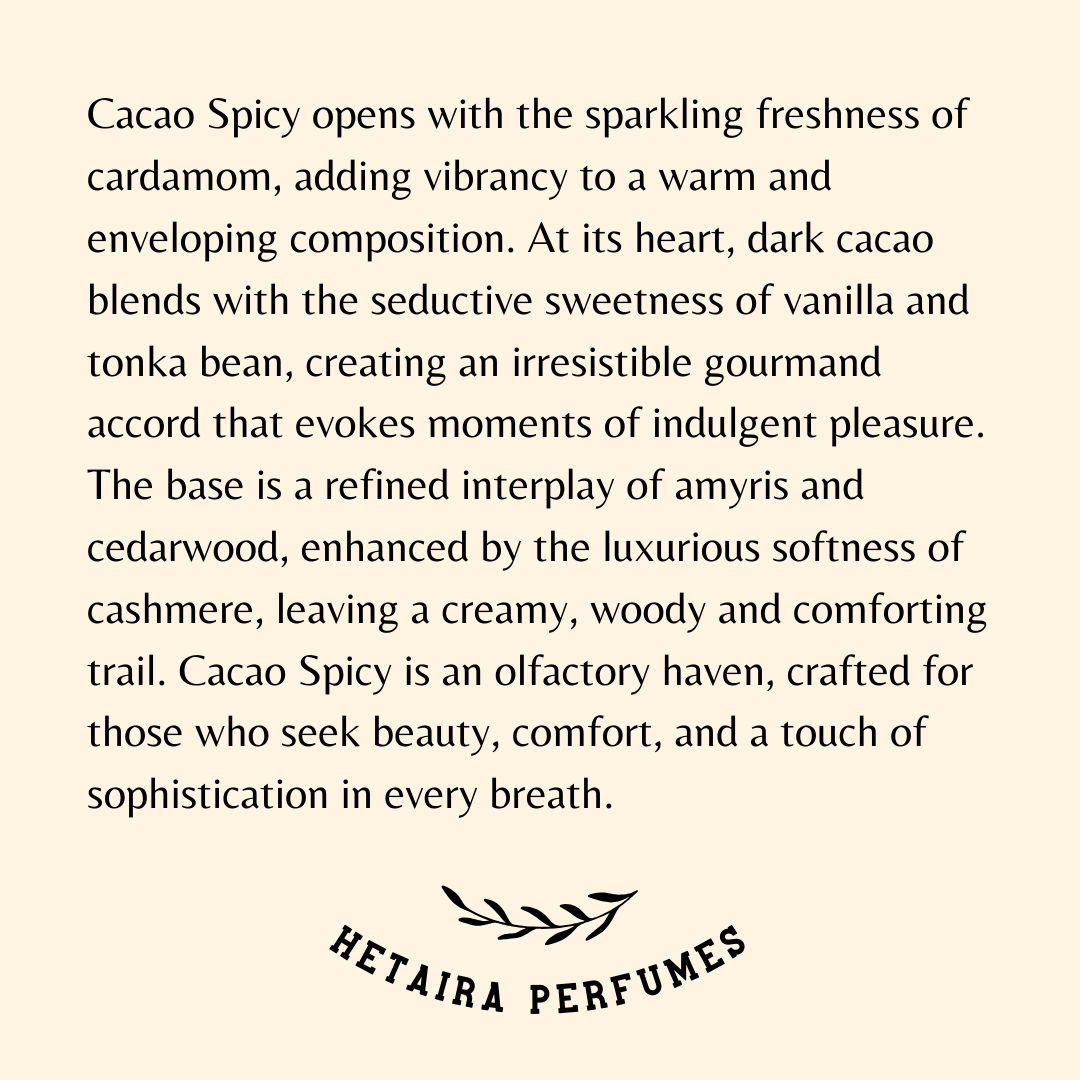 Cacao Spicy Perfume